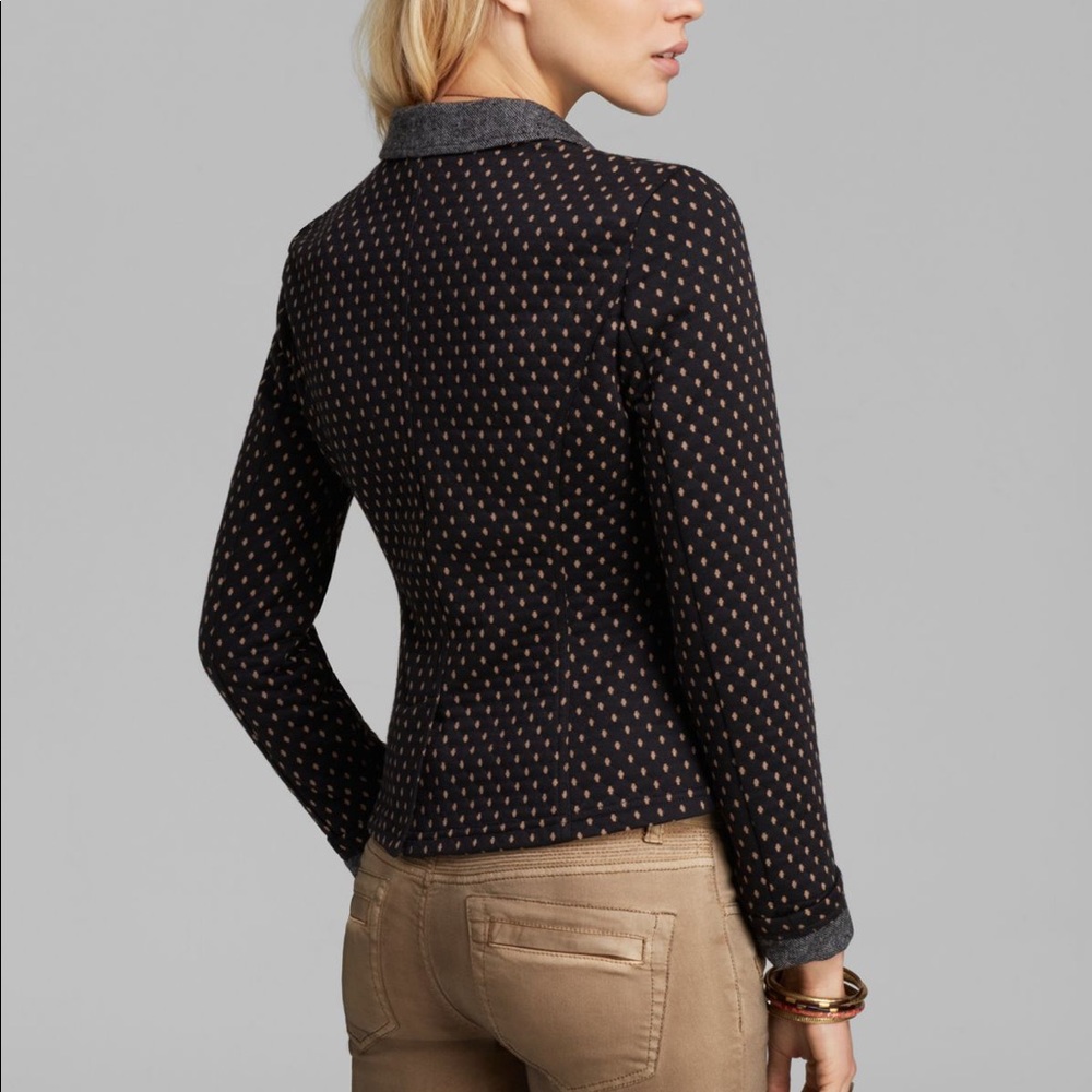 Free People Knit Polka Dot Blazer